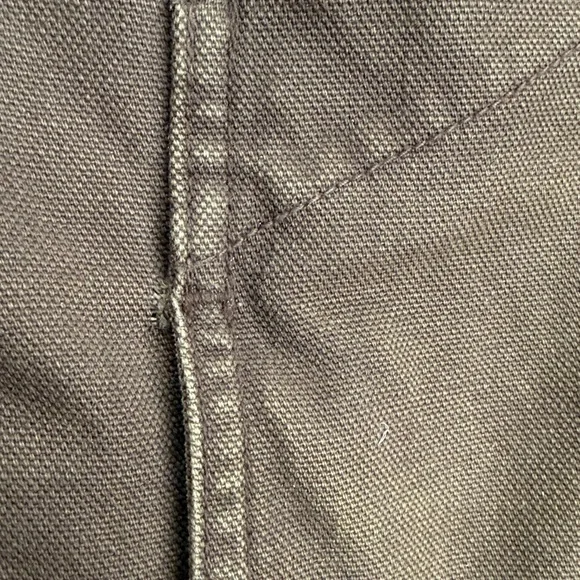 Vintage L.L. Bean Brown Canvas Field Coat Jacket Wool Plaid Lined Men's XL - Picture 13 of 15